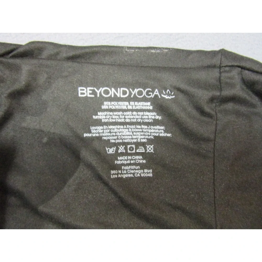 Beyond Yoga Scarf Women One Size Black Infinity Hidden Zipper Pocket Lightweight